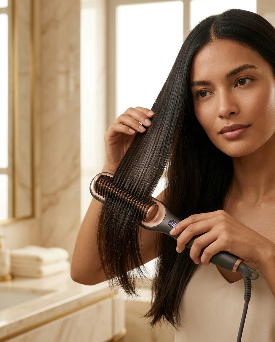 Electric Hair Straightening Comb
