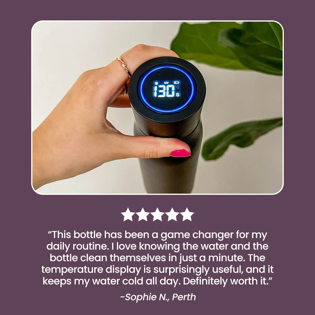 Napio™ Premium Self Cleaning Water Bottle