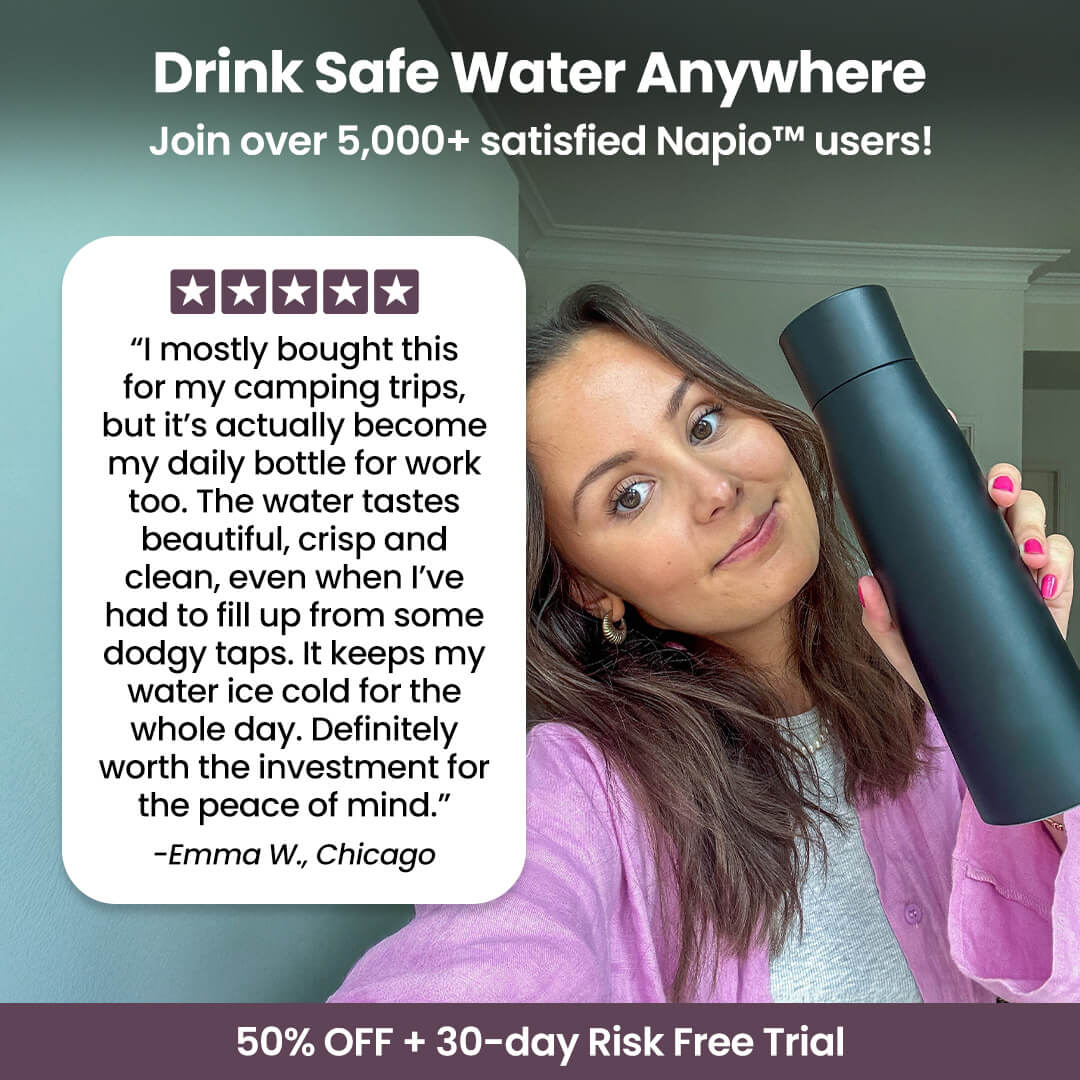 Napio™ Premium Self Cleaning Water Bottle
