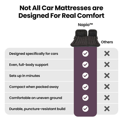 Napio™ Premium Inflatable Car Mattress
